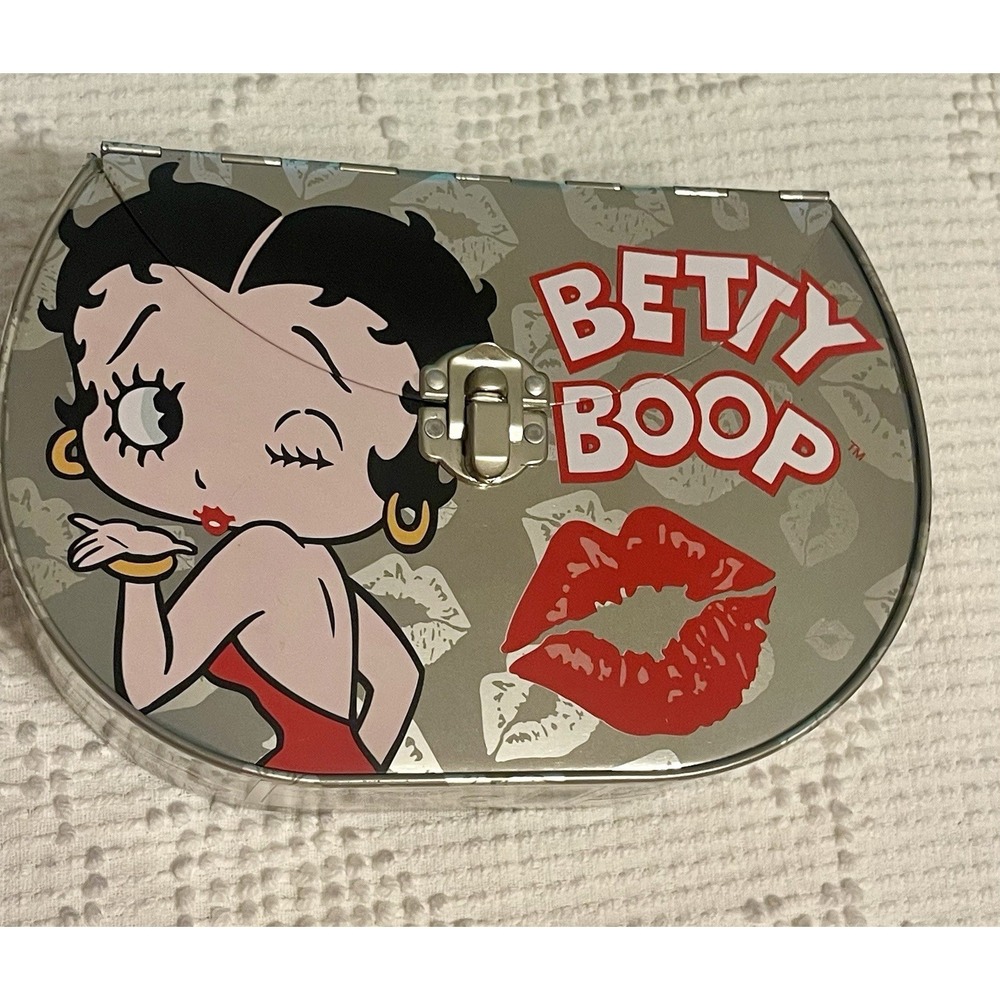 Betty Boop VTG 2002 Tin Purse Carry Case The Tin Box Company